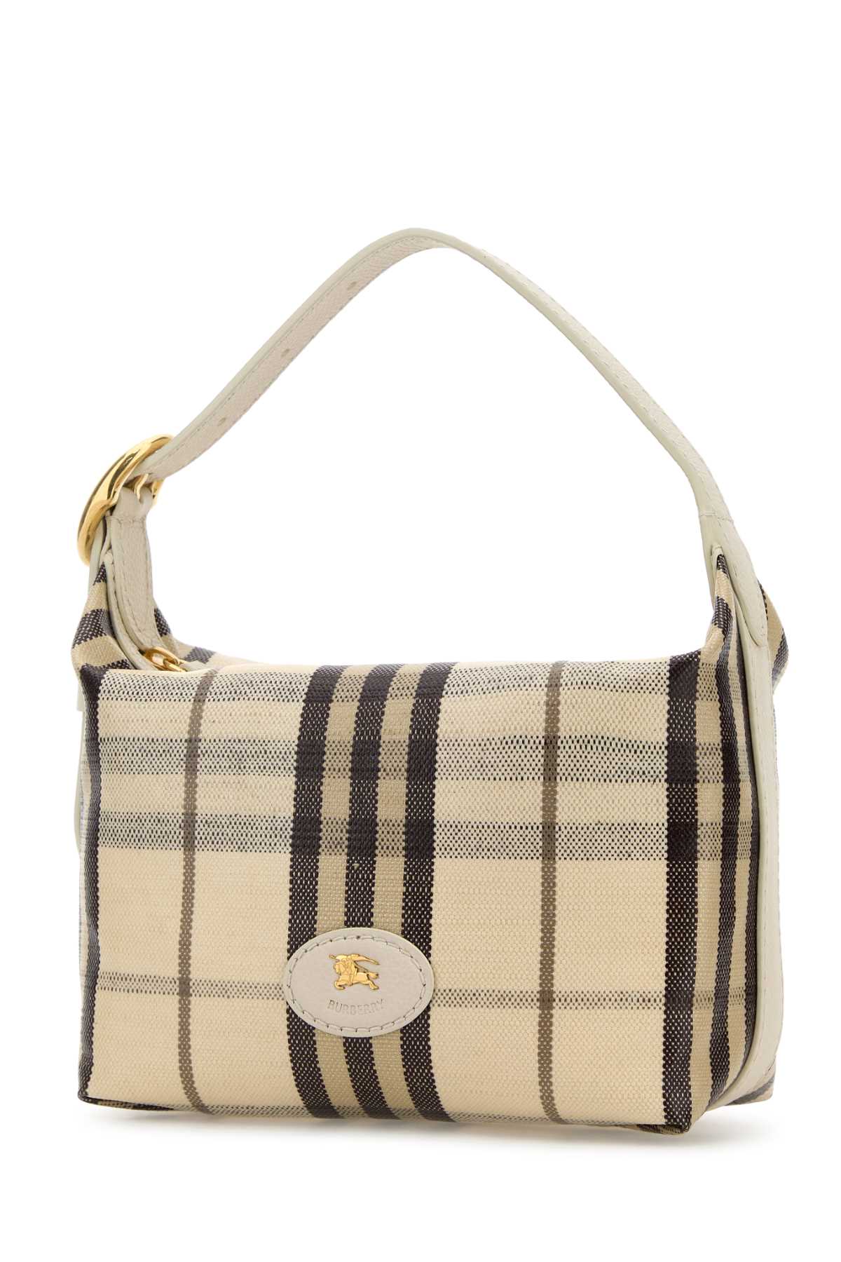 BURBERRY LL HIGHLANDS MN DUFFLE WWW For Women Exterior: 69% Cotton 21% Viscose 10% Linen Finishing: Golden metal