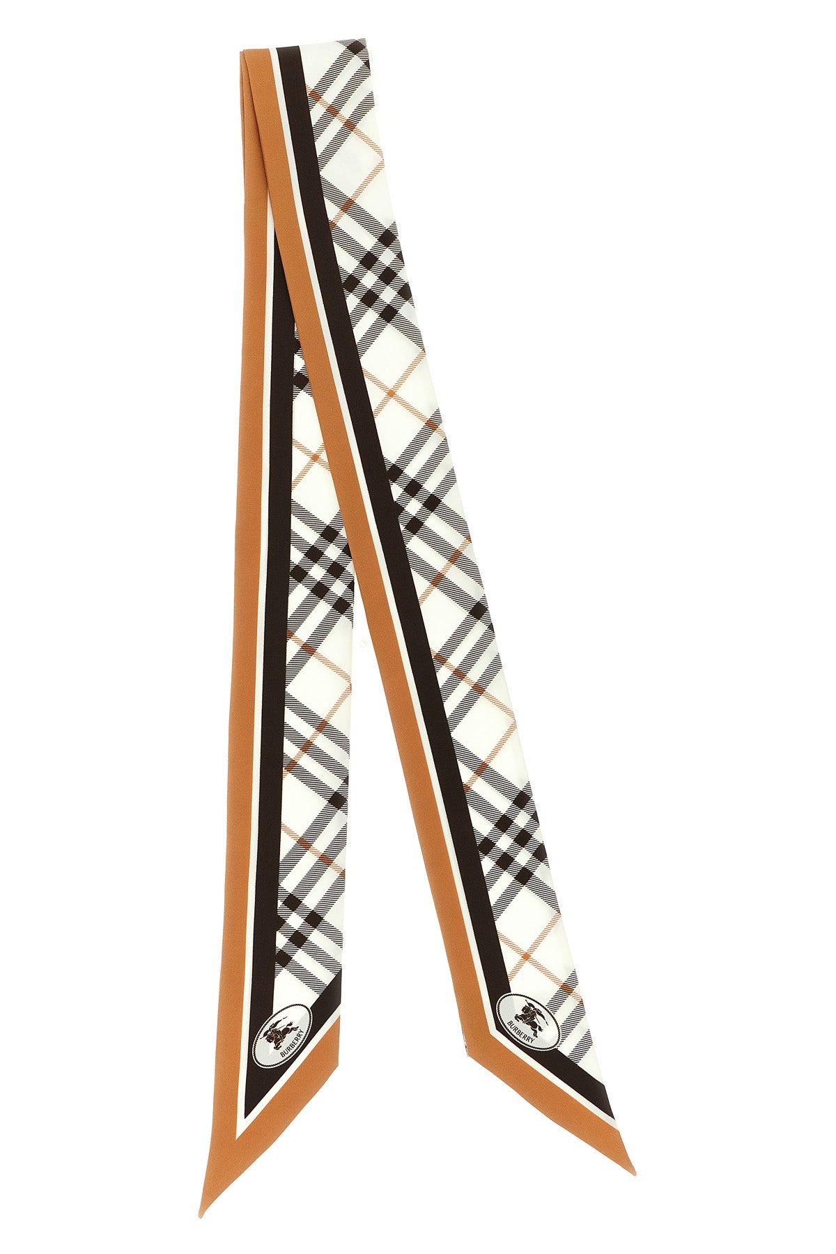 BURBERRY Twilly check For Women 100% mulberry silk