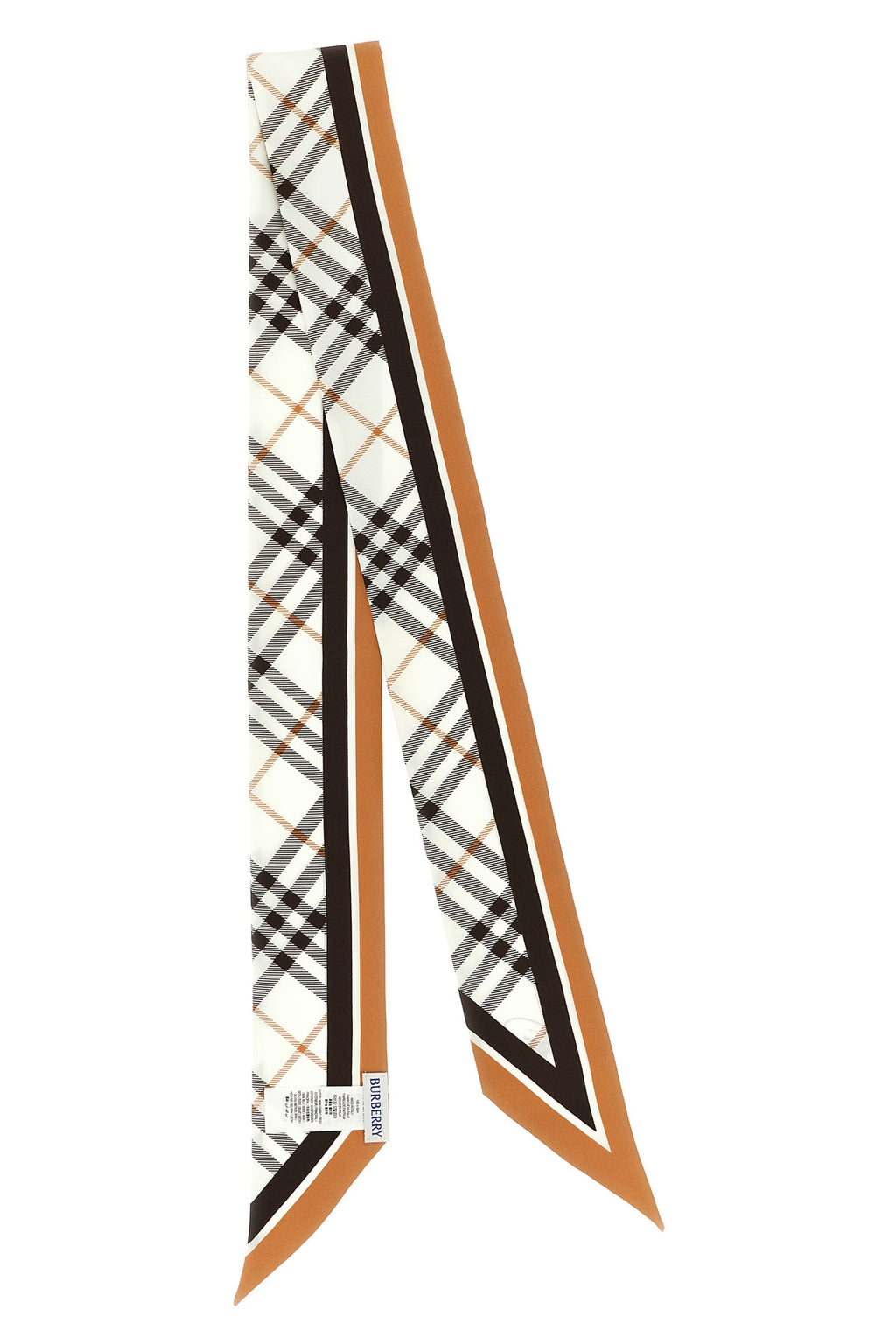 BURBERRY Twilly check For Women 100% mulberry silk