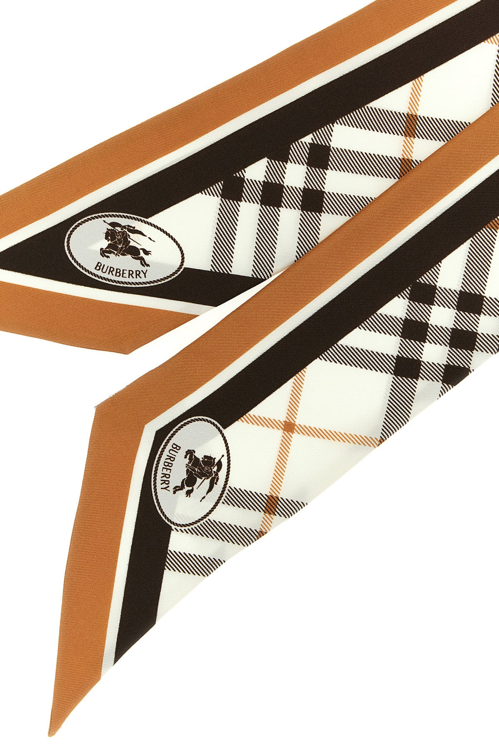 BURBERRY Twilly check For Women 100% mulberry silk