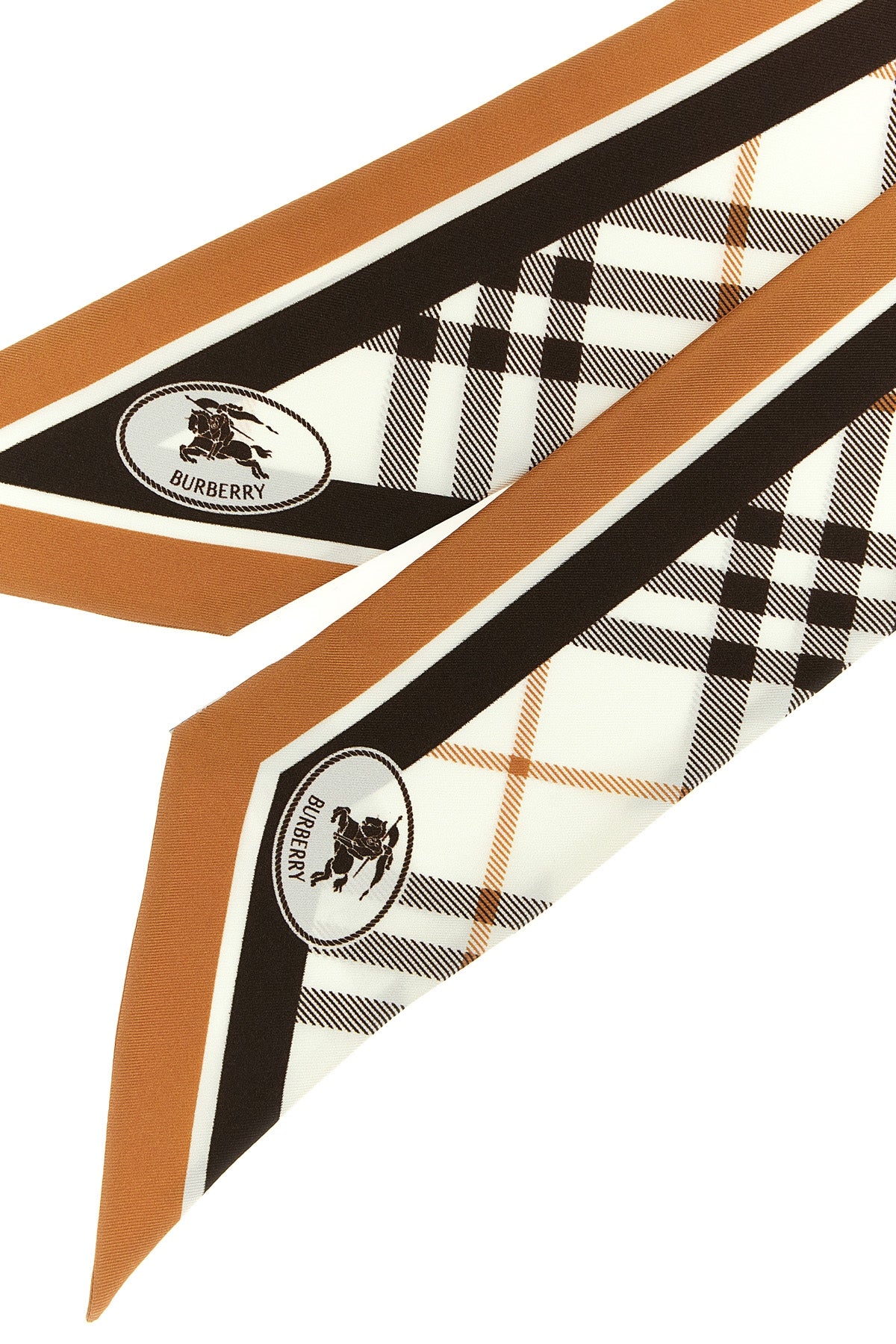 BURBERRY Twilly check For Women 100% mulberry silk