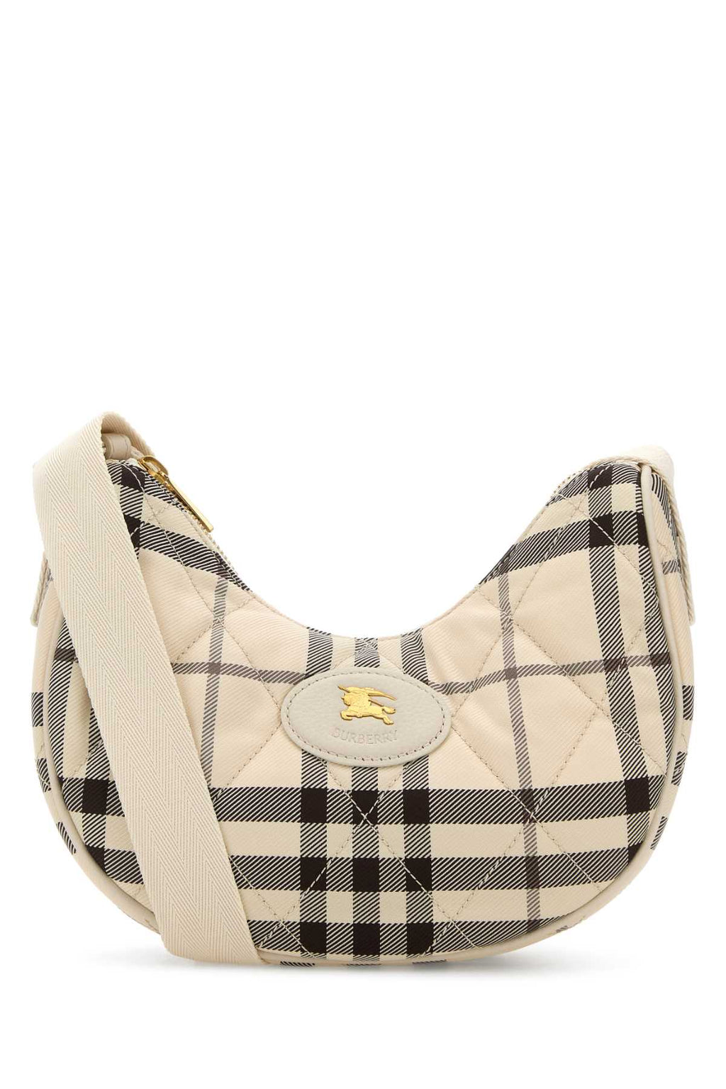 BURBERRY LL HORSESHOE CROSSBODY S21 For Women Exterior: 100% Nylon Lining: 100% Nylon Finishing: Golden metal