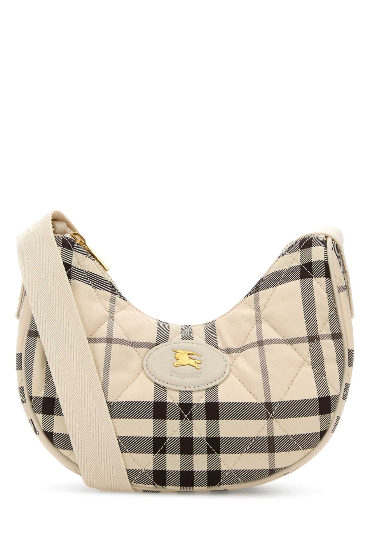 BURBERRY LL HORSESHOE CROSSBODY S21 For Women Exterior: 100% Nylon Lining: 100% Nylon Finishing: Golden metal