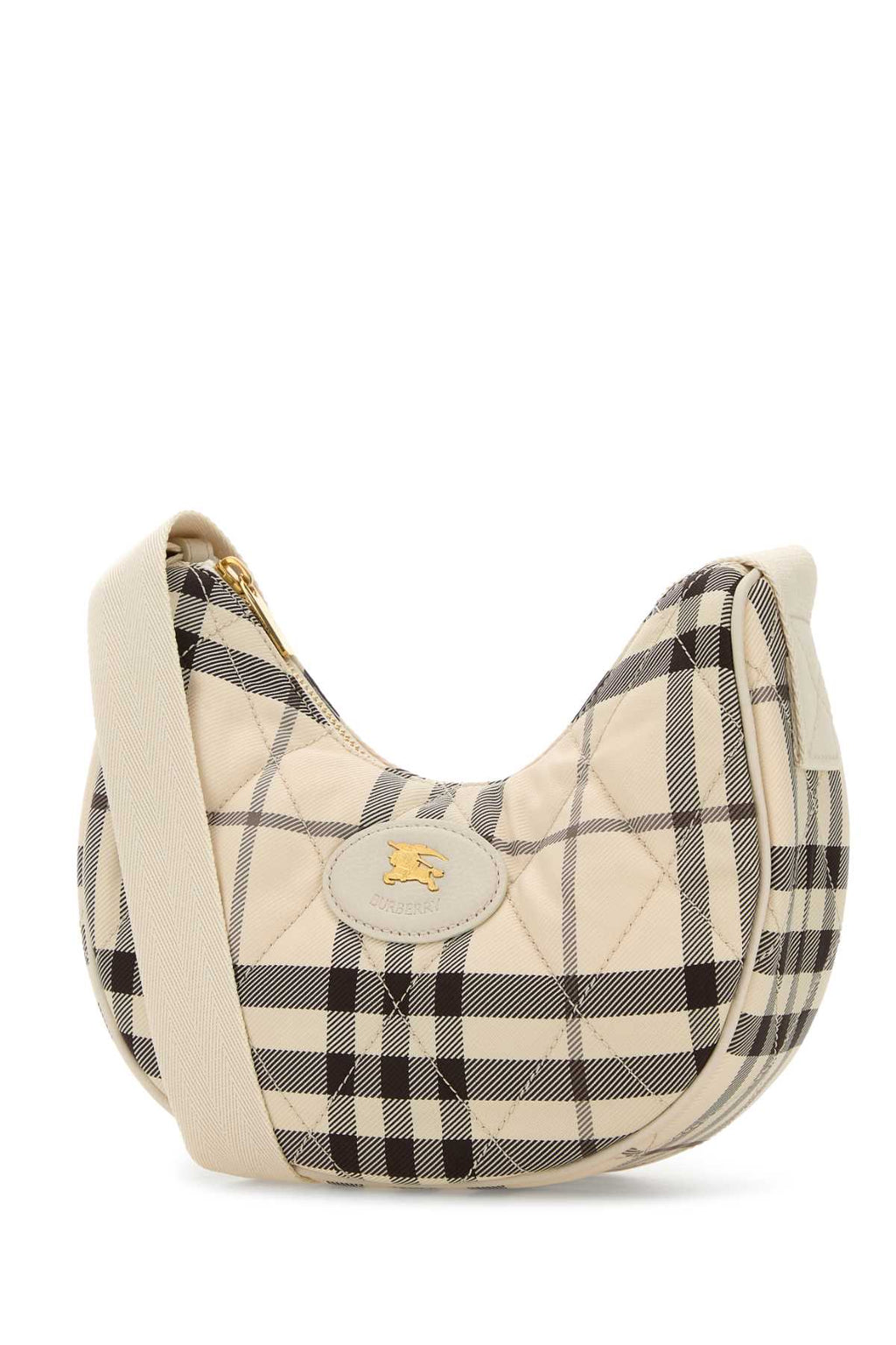 BURBERRY LL HORSESHOE CROSSBODY S21 For Women Exterior: 100% Nylon Lining: 100% Nylon Finishing: Golden metal