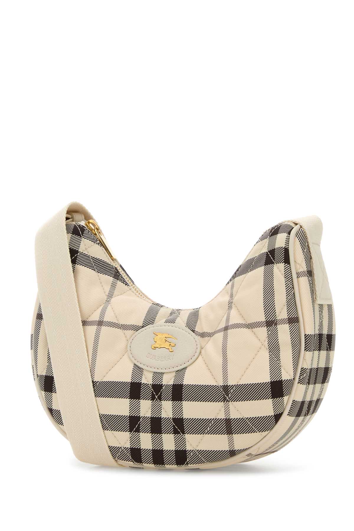 BURBERRY LL HORSESHOE CROSSBODY S21 For Women Exterior: 100% Nylon Lining: 100% Nylon Finishing: Golden metal