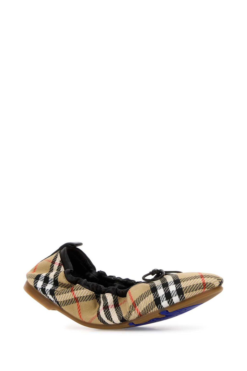 BURBERRY LF FAWN 05 CHK For Women Exterior: 100% Fabric Interior: 100% Leather Sole: Rubber