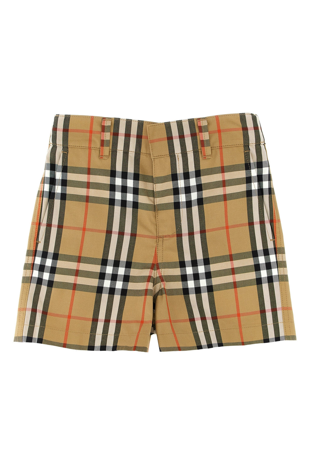 BURBERRY 'Oscar' bermuda shorts For Baby girl 100% cotton