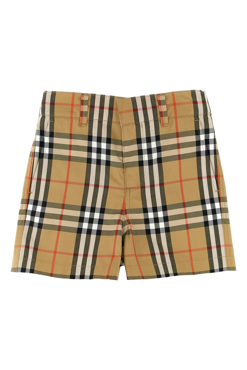 BURBERRY 'Oscar' bermuda shorts For Baby girl 100% cotton