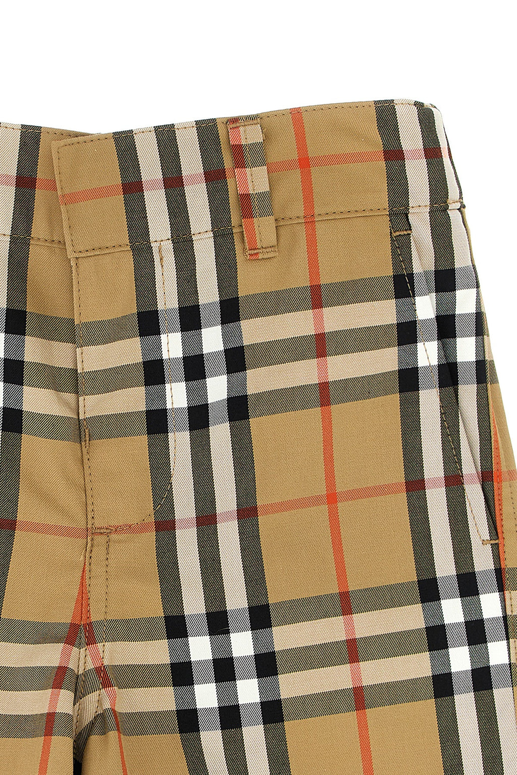 BURBERRY 'Oscar' bermuda shorts For Baby girl 100% cotton
