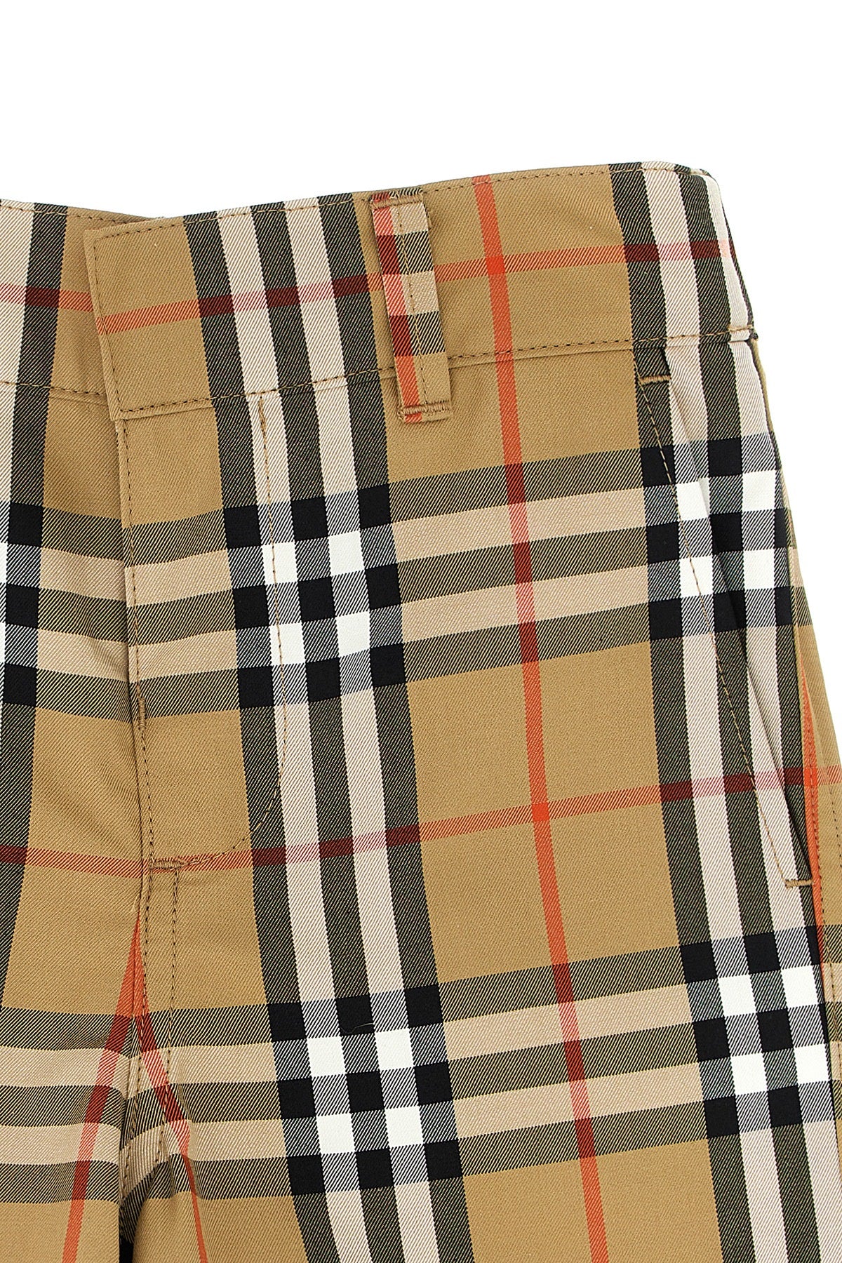 BURBERRY 'Oscar' bermuda shorts For Baby girl 100% cotton