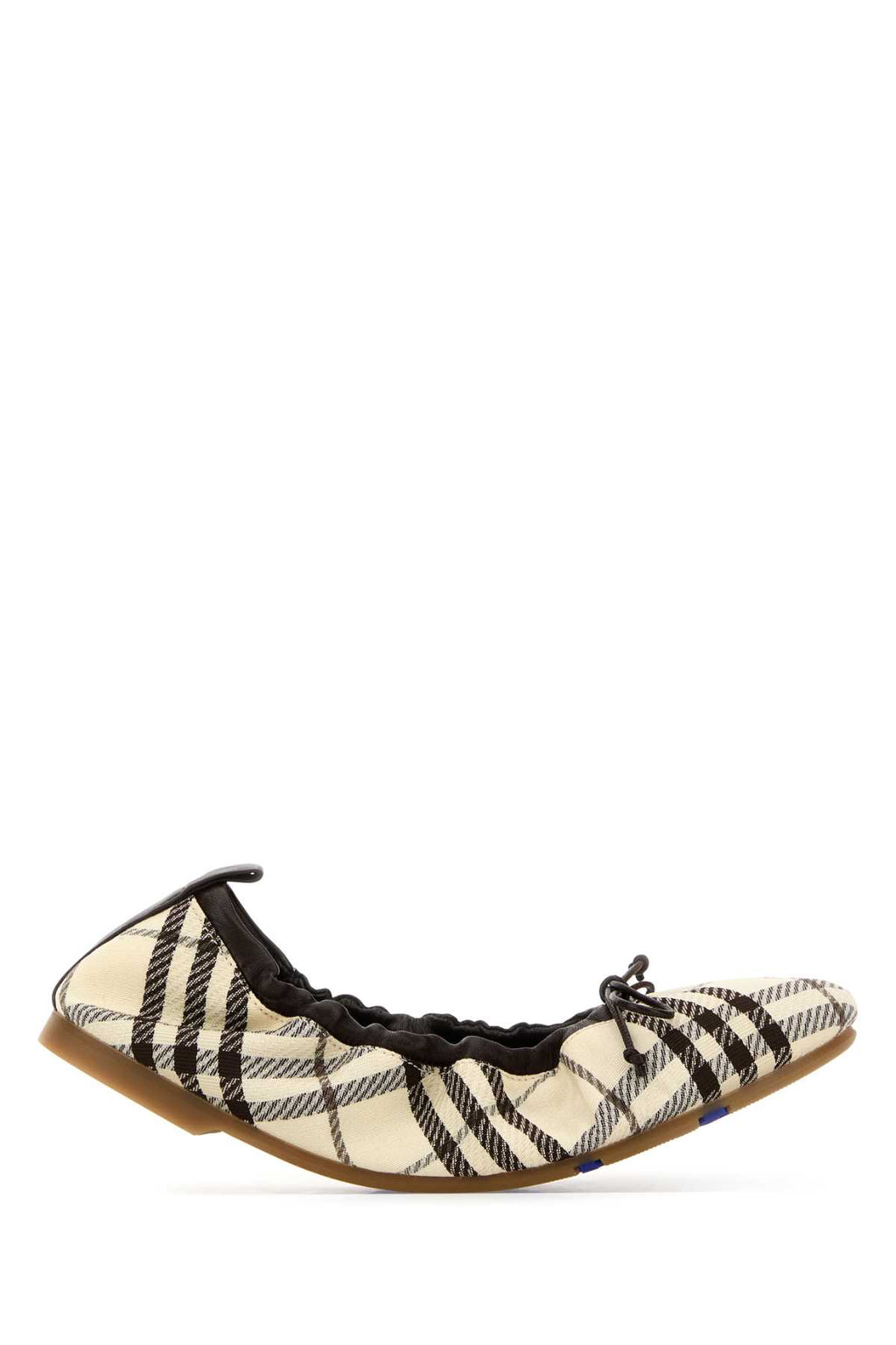BURBERRY LF FAWN 05 CHK For Women Exterior: 100% Fabric Interior: 100% Leather Sole: Rubber
