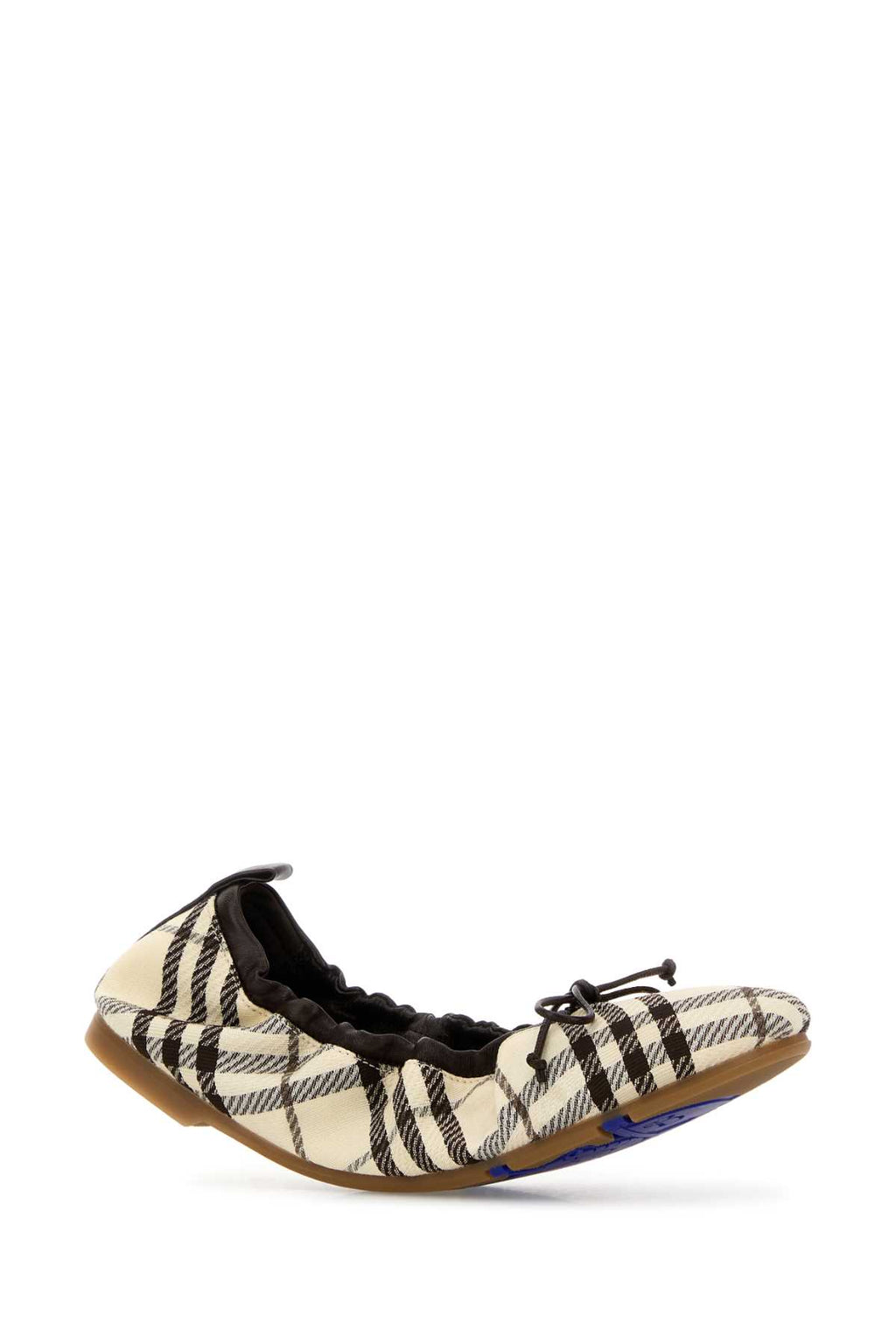 BURBERRY LF FAWN 05 CHK For Women Exterior: 100% Fabric Interior: 100% Leather Sole: Rubber