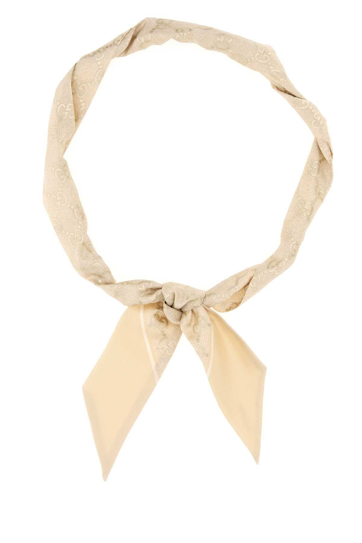 GUCCI BOW AMY GG 5/2X120 For Women Exterior: 100% Silk