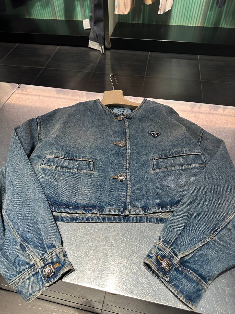 Cropped Denim Jacket