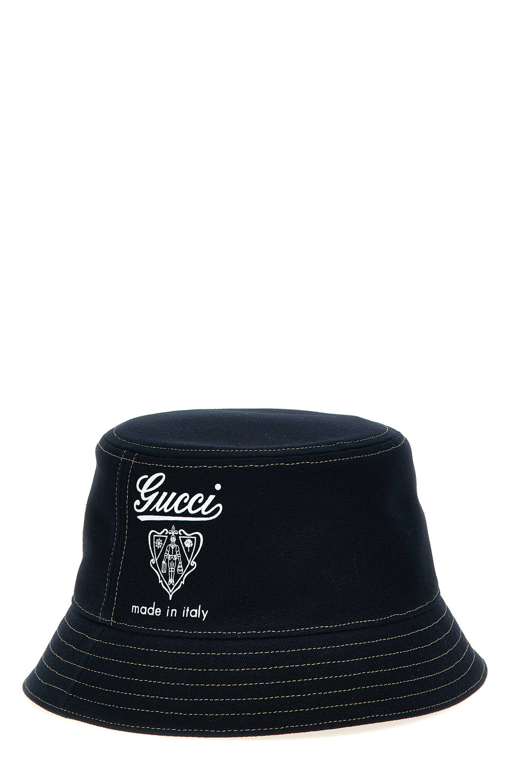 GUCCI Gucci coat of arms bucket hat For Men 100% cotton