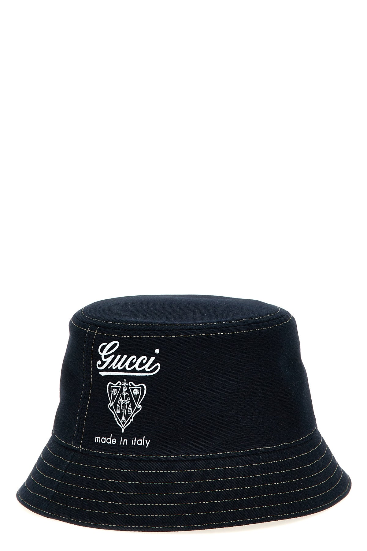 GUCCI Gucci coat of arms bucket hat For Men 100% cotton