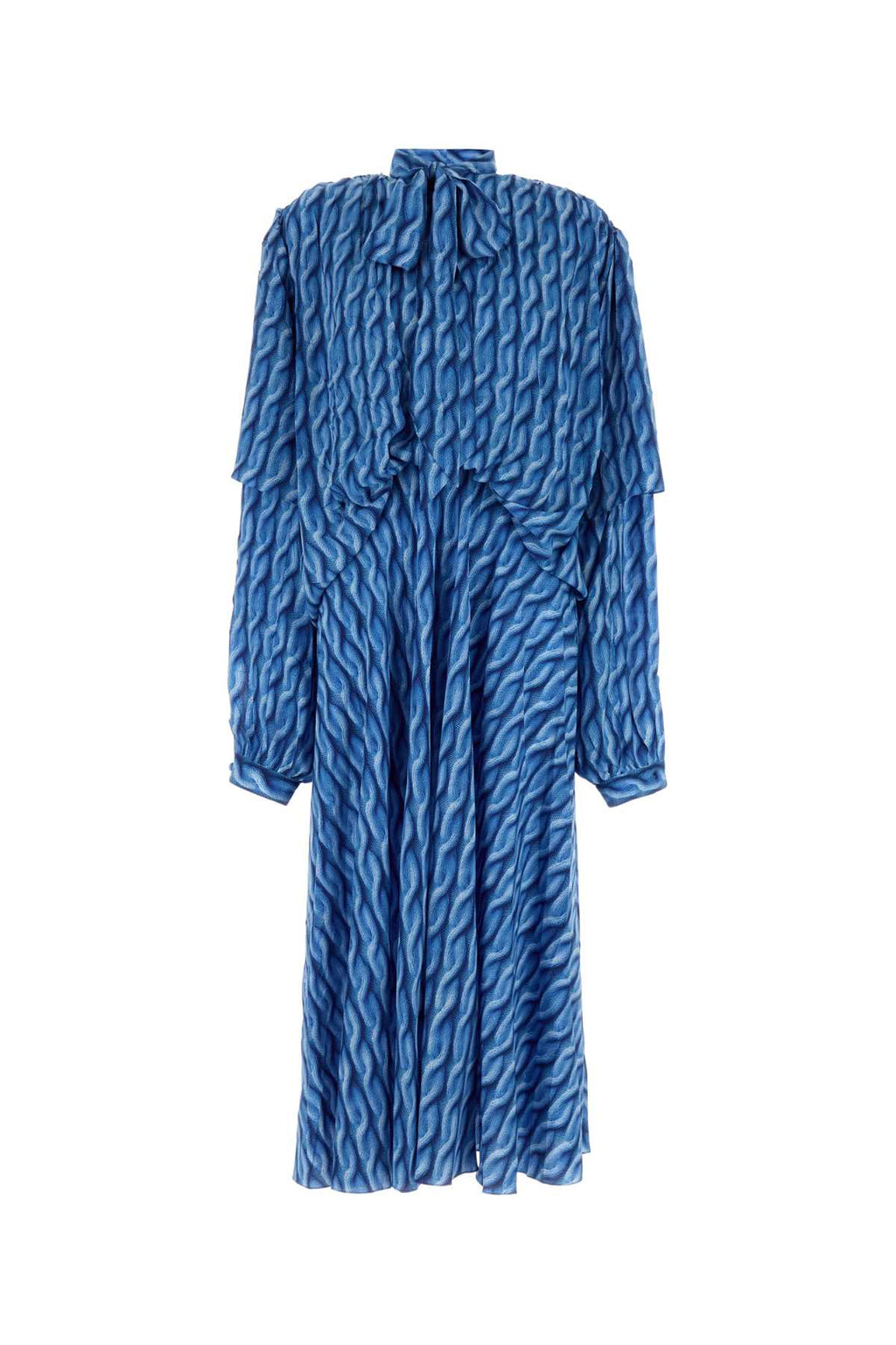 BALENCIAGA DOUBLE SLEEVE DRESS For Women Exterior: 100% Polyester