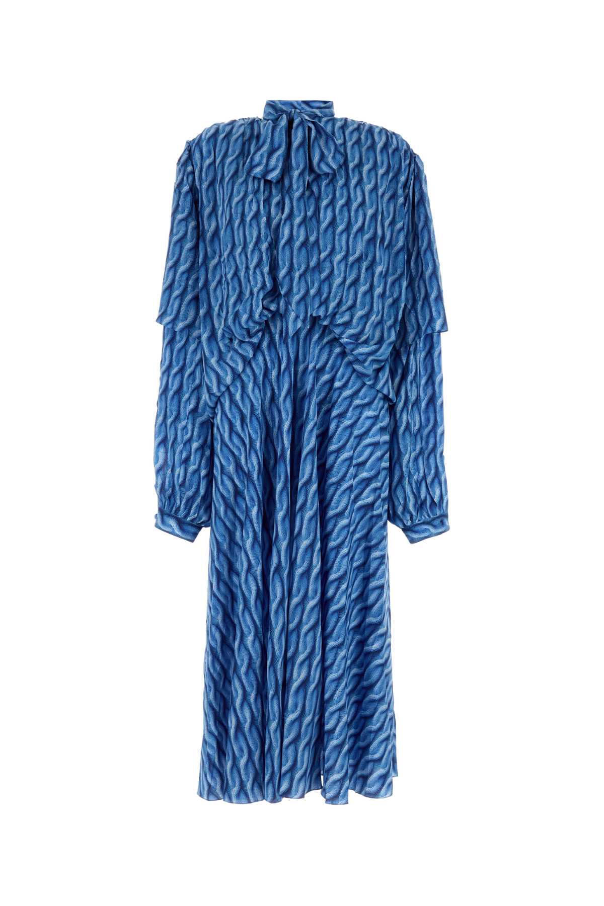 BALENCIAGA DOUBLE SLEEVE DRESS For Women Exterior: 100% Polyester