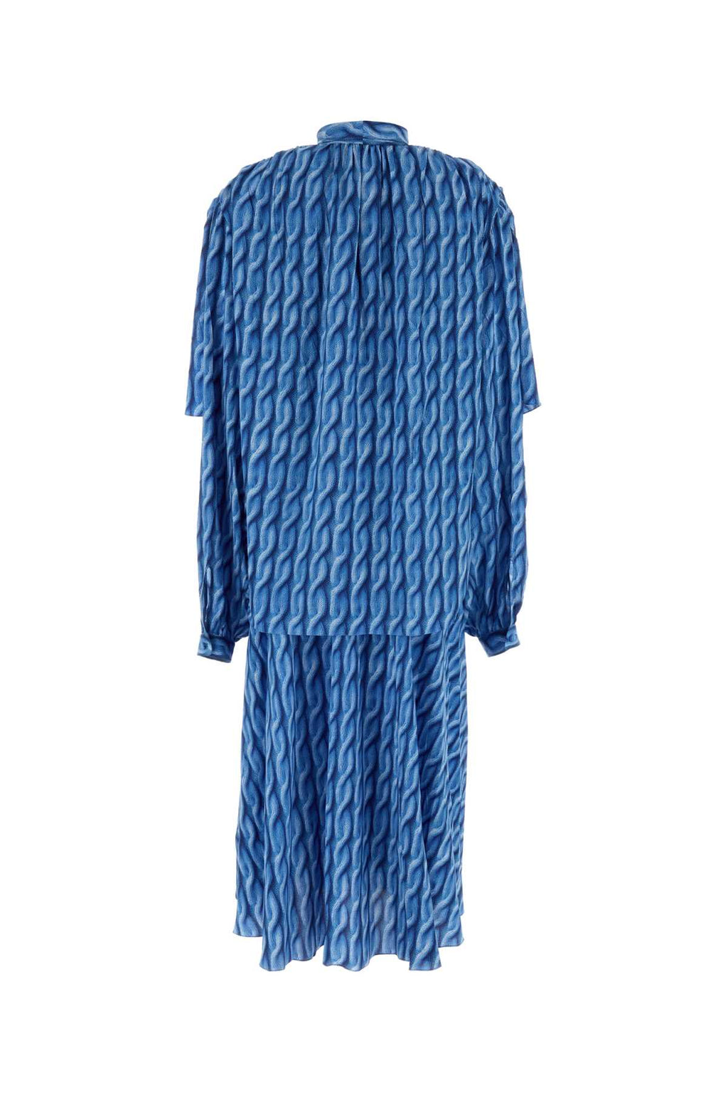 BALENCIAGA DOUBLE SLEEVE DRESS For Women Exterior: 100% Polyester