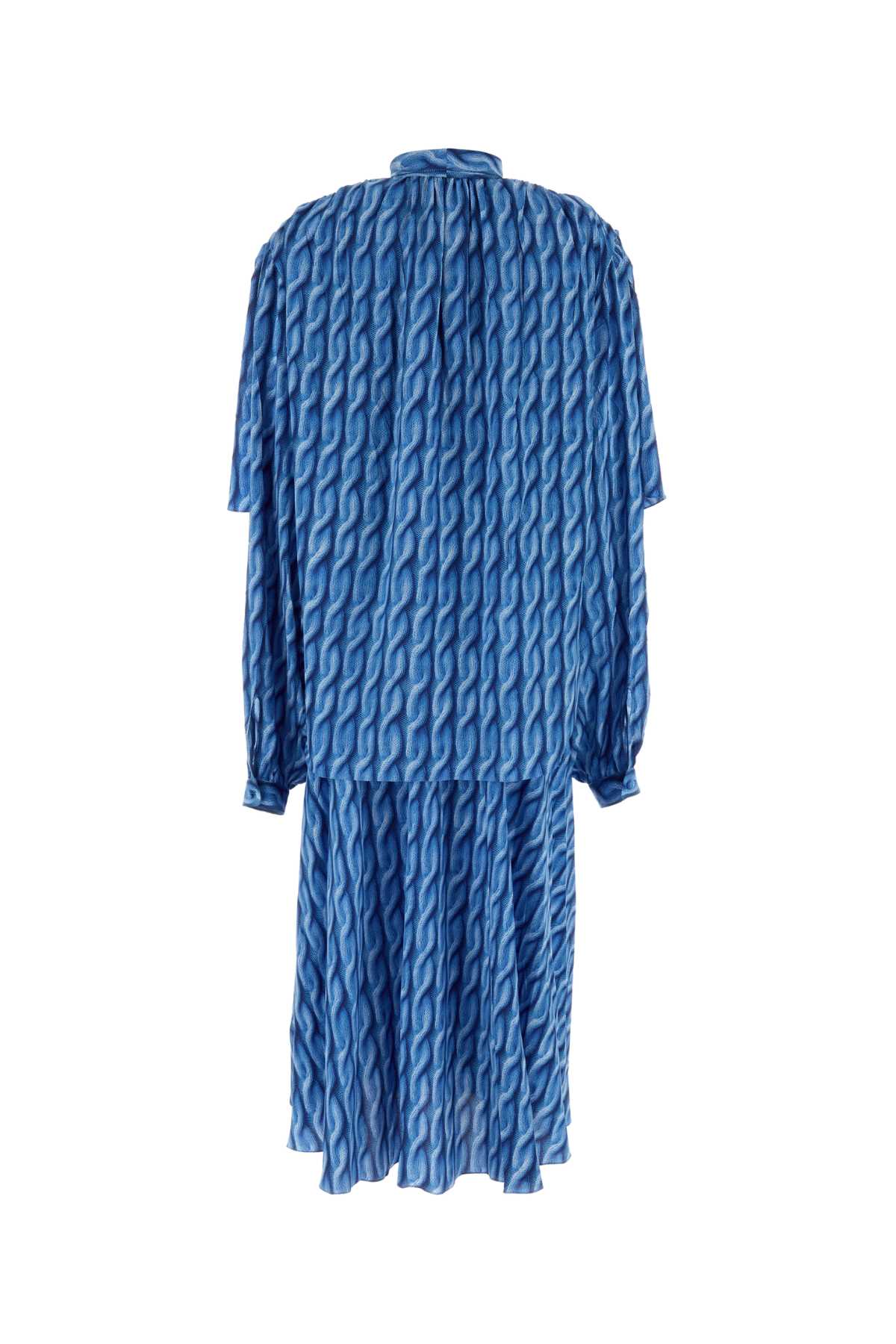 BALENCIAGA DOUBLE SLEEVE DRESS For Women Exterior: 100% Polyester