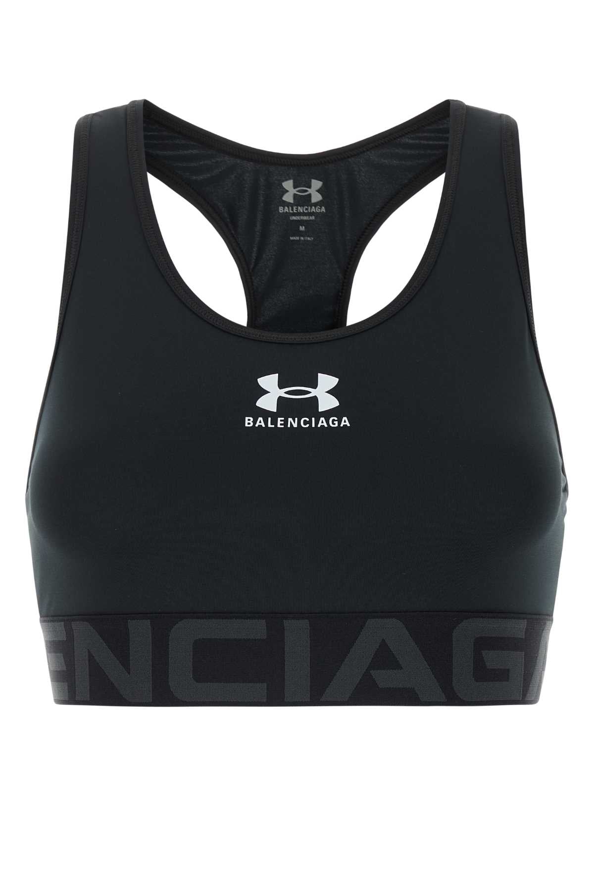 BALENCIAGA UA ACTIVEWEAR BRA For Women Exterior: 85% Polyester 15% Elastane