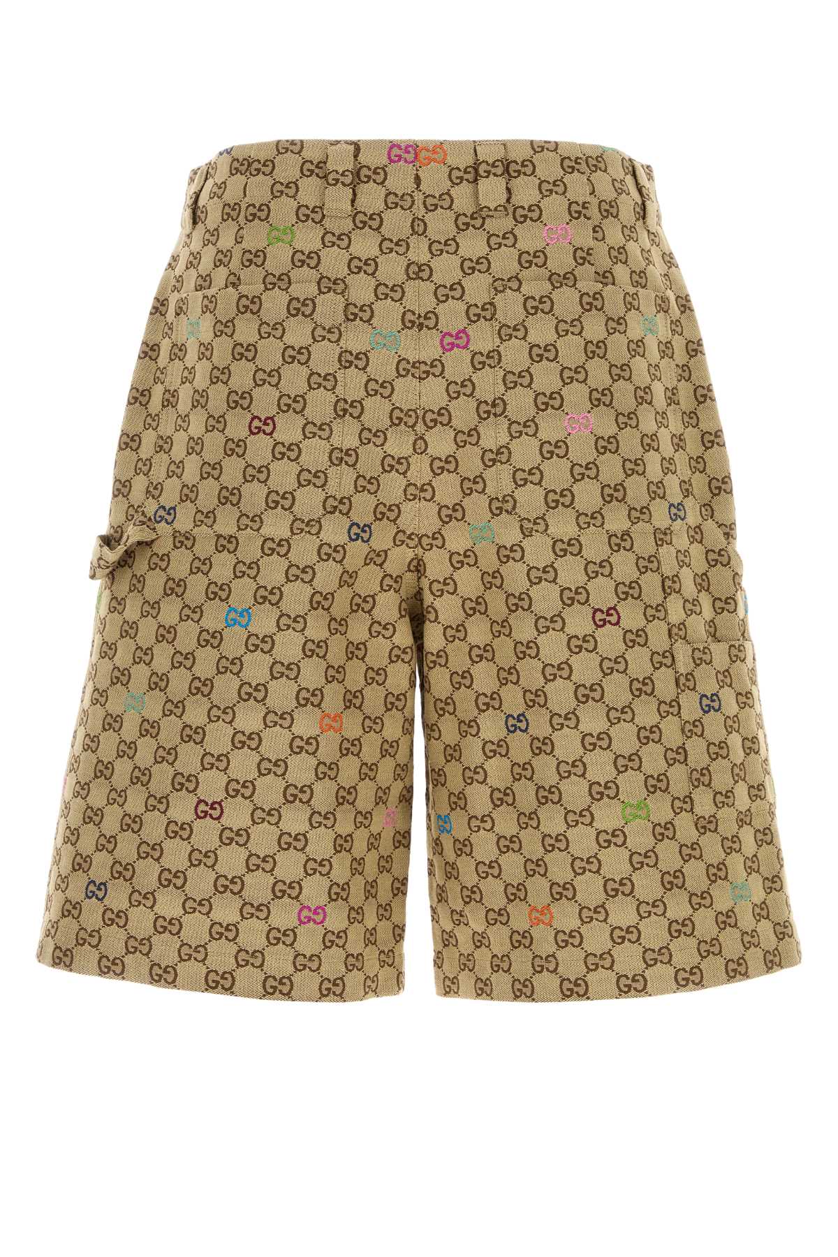 GUCCI SHORT PANT GG CANVAS FIL COUPE