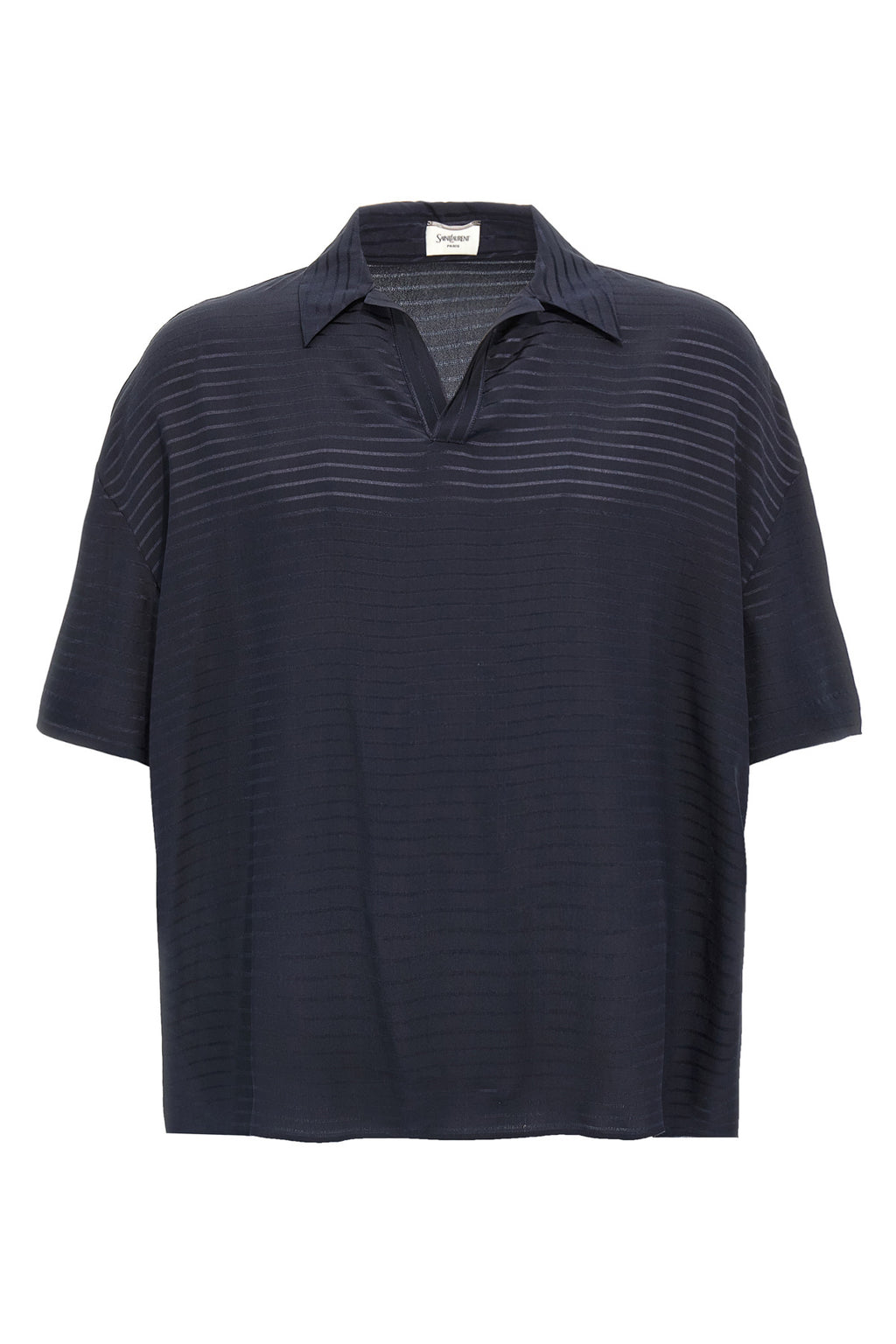 SAINT LAURENT Silk polo shirt For Men 100% silk