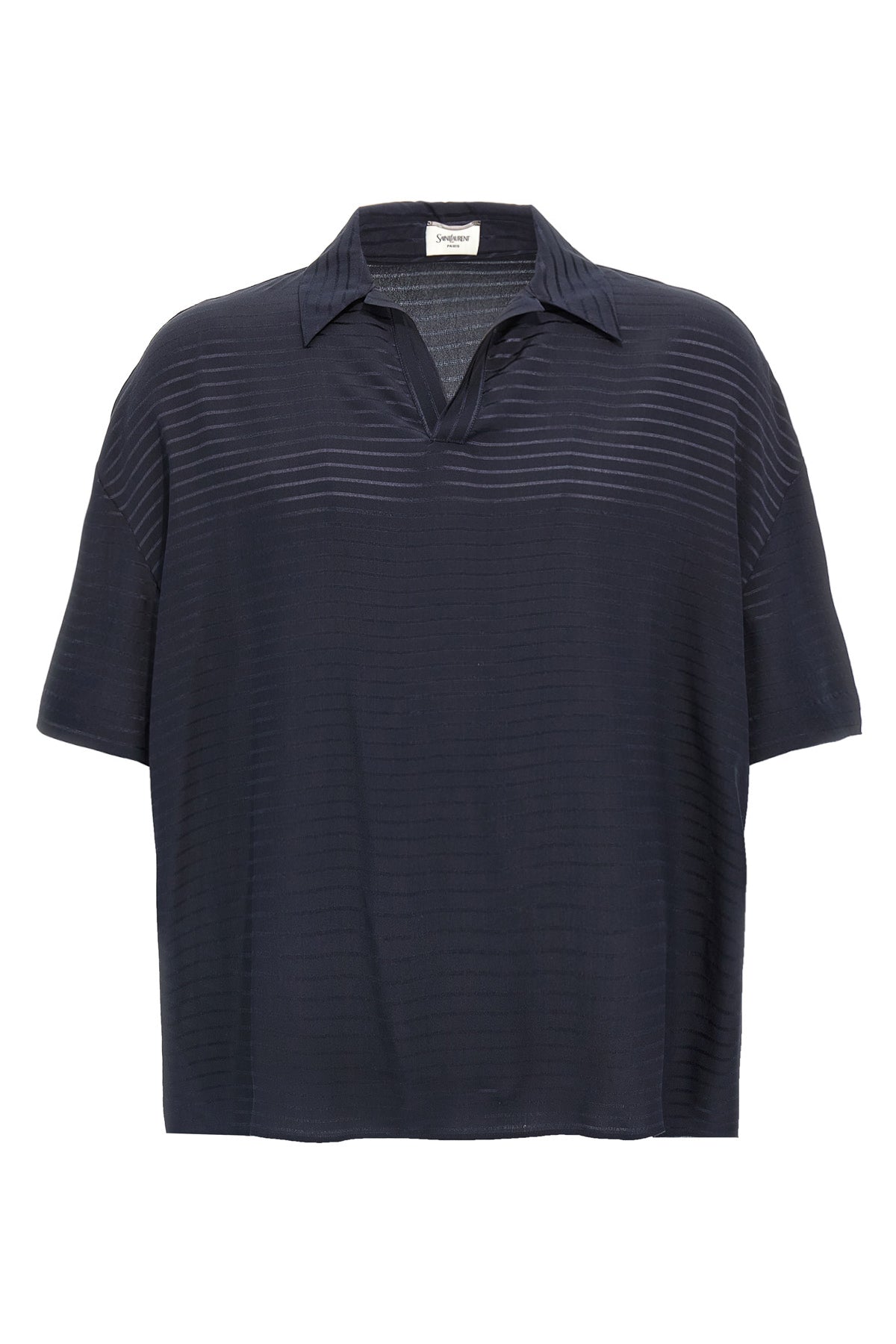 SAINT LAURENT Silk polo shirt For Men 100% silk