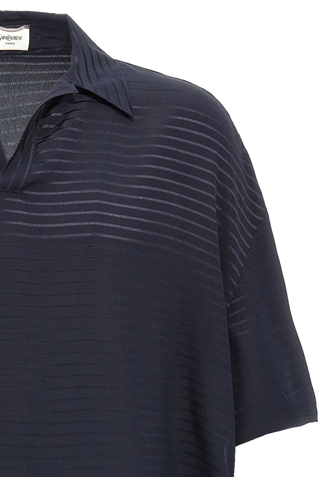SAINT LAURENT Silk polo shirt For Men 100% silk