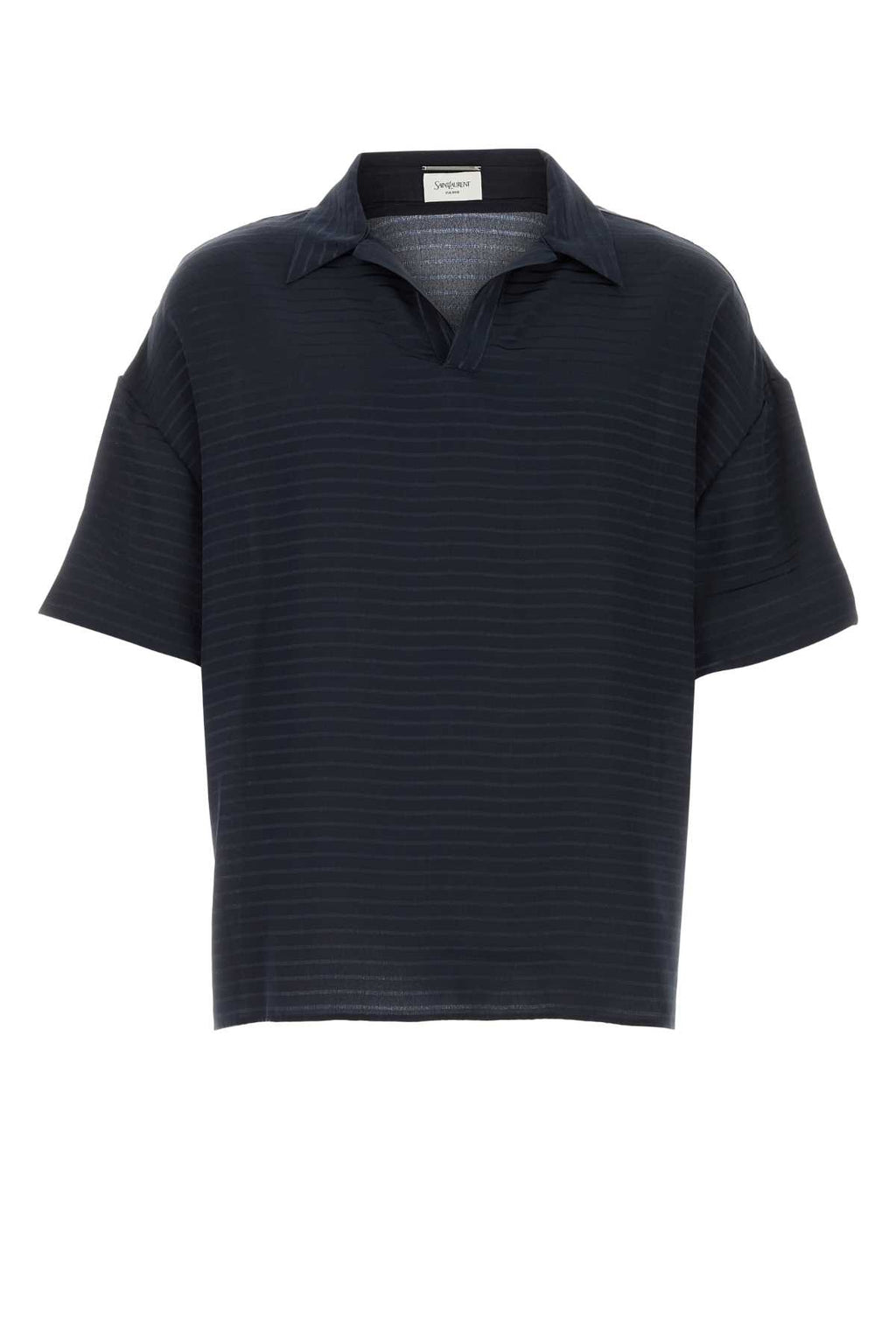 SAINT LAURENT POLO ENCOLURE DRAPE For Men Exterior: 100% Silk