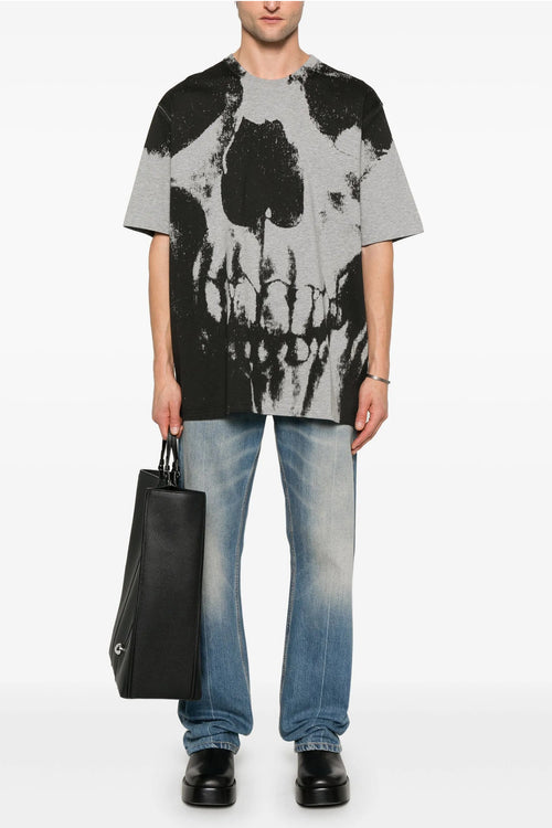 ALEXANDER MCQUEEN 'Skull' T-shirt For Men 100% cotton