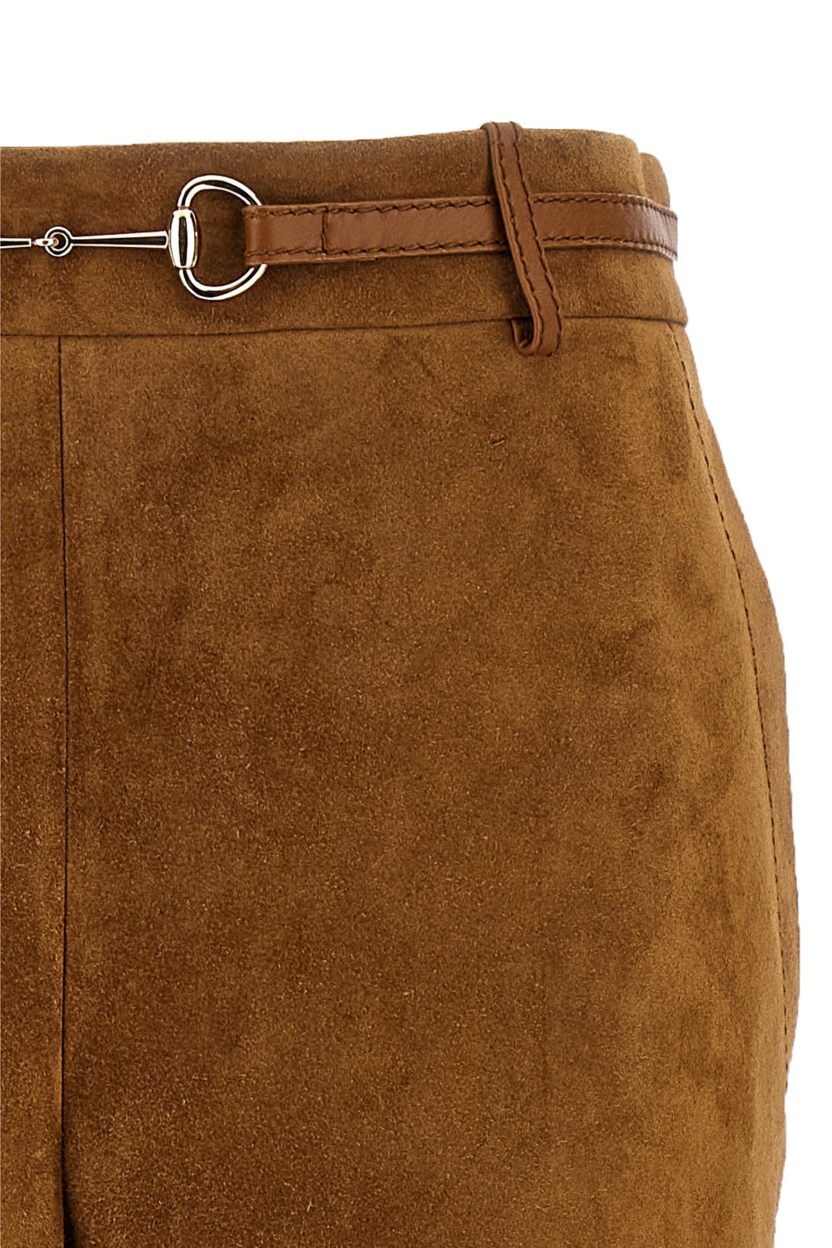 GUCCI Suede pants For Women 100% calfskin leather (Bos Taurus)