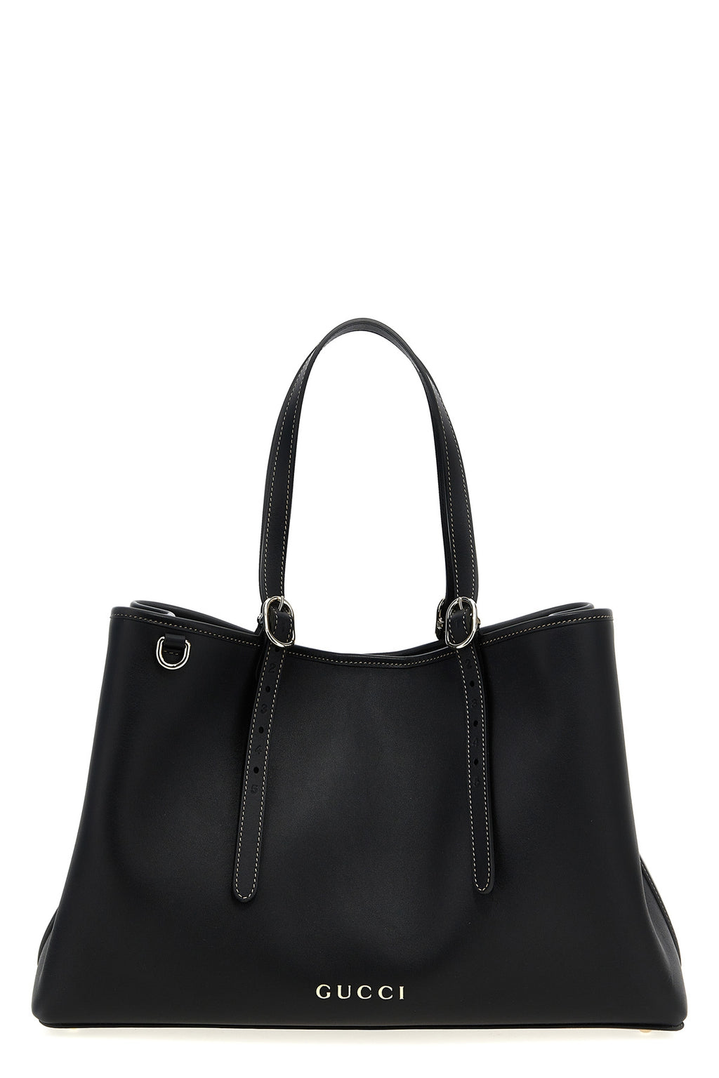 GUCCI Medium 'GG Emblem' shopping bag For Women 100% calfskin leather (Bos Taurus)