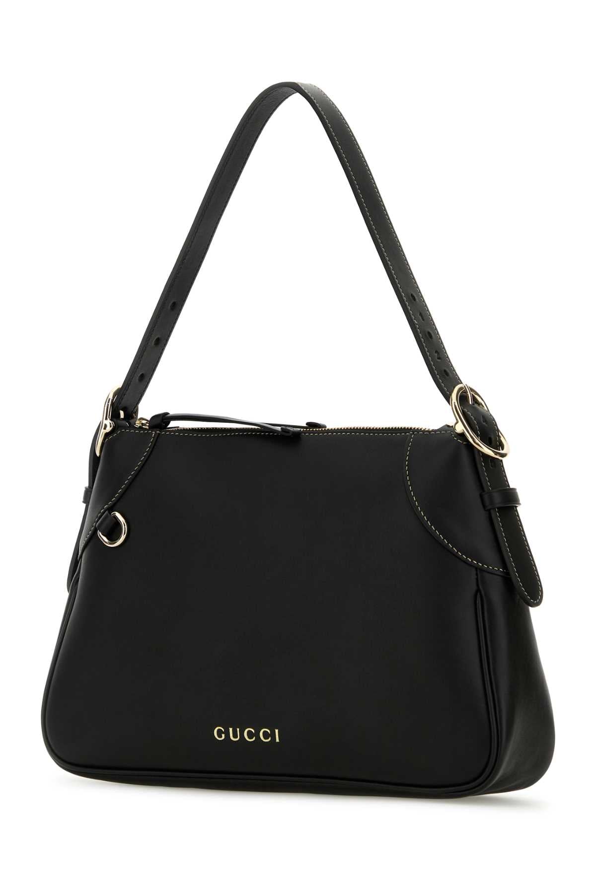 GUCCI HANDBAG GG EMBLEM ARAB.CALF For Women Exterior: 100% Leather Lining: 100% Fabric Finishing: Platinum