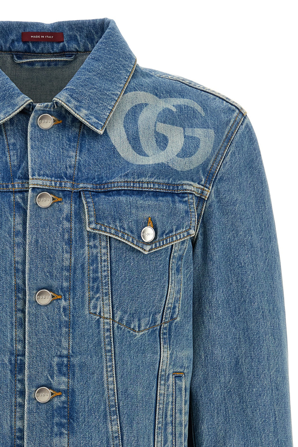 GUCCI GG denim jacket For Men 100% cotton