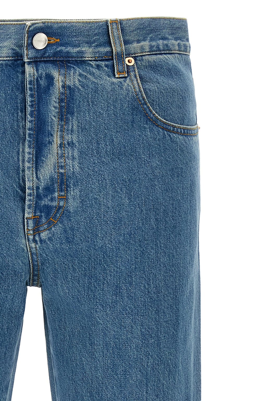 GUCCI Double G jeans For Men 100% cotton