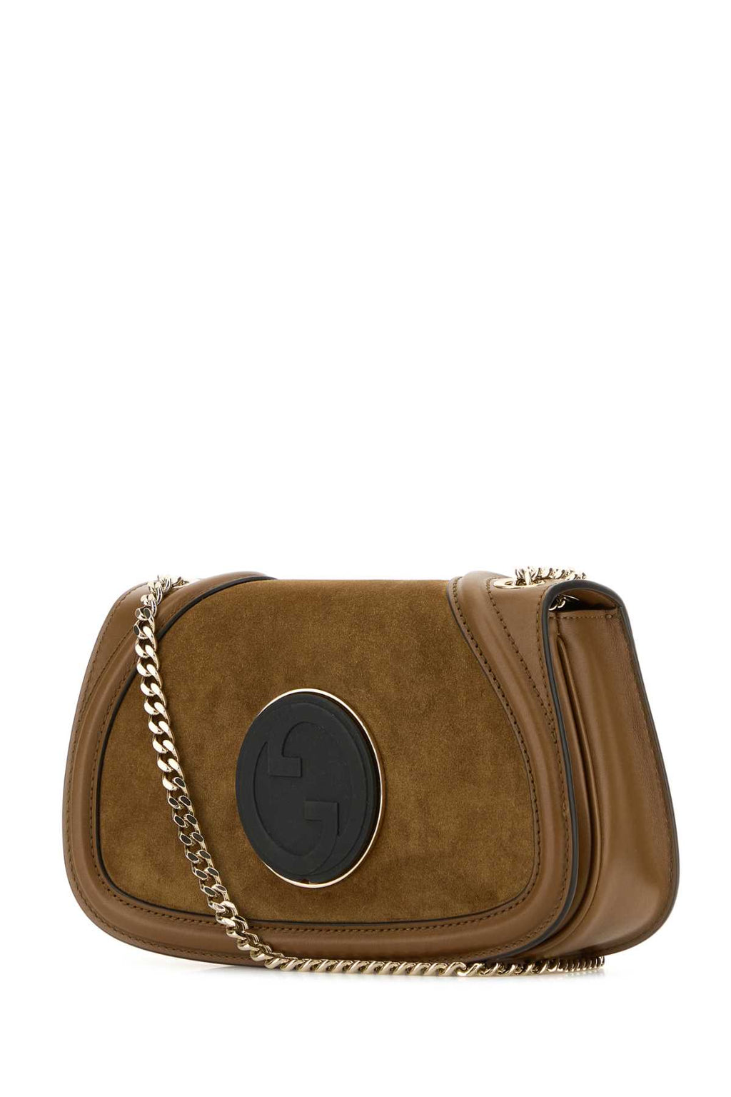 GUCCI HANDBAG SUEDE DAFNE/SWEETBREAD For Women Exterior: 100% Suede 100% Leather Lining: 100% Fabric Finishing: Golden metal