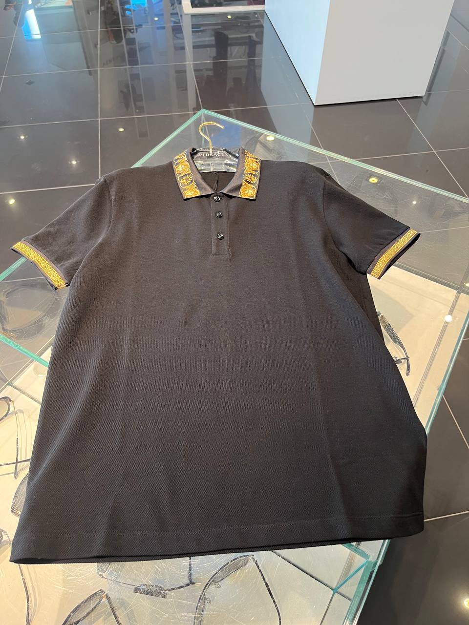 Barocco Collar Polo Shirt