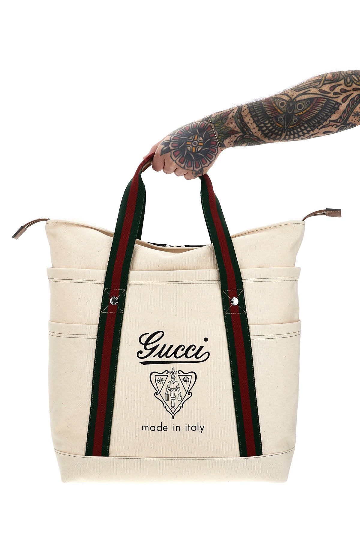 GUCCI Large coat of arms shopping For Men 100% cotton