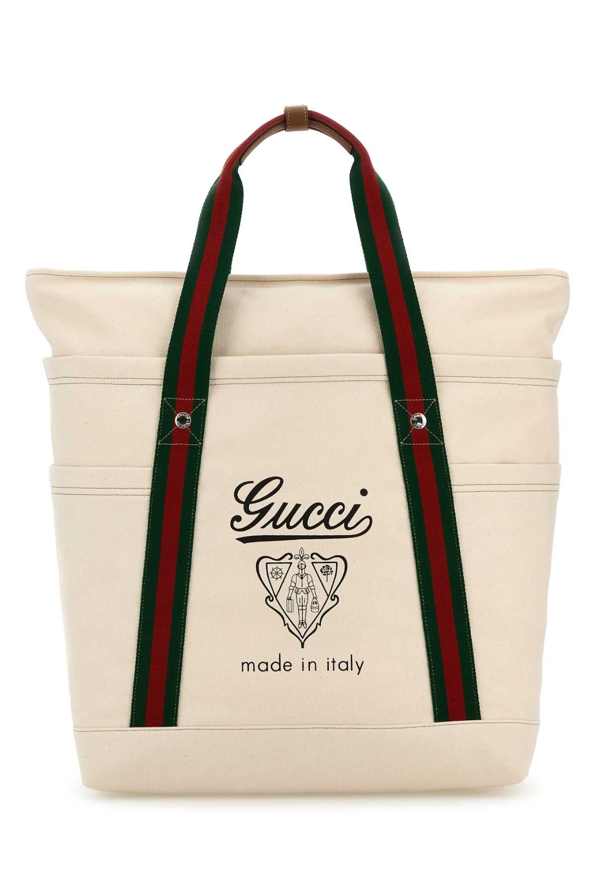 GUCCI TOTE T.MOITESSIER CREST PR/MOO For Men Exterior: 100% Fabric Lining: 100% Fabric Finishing: Silver metal