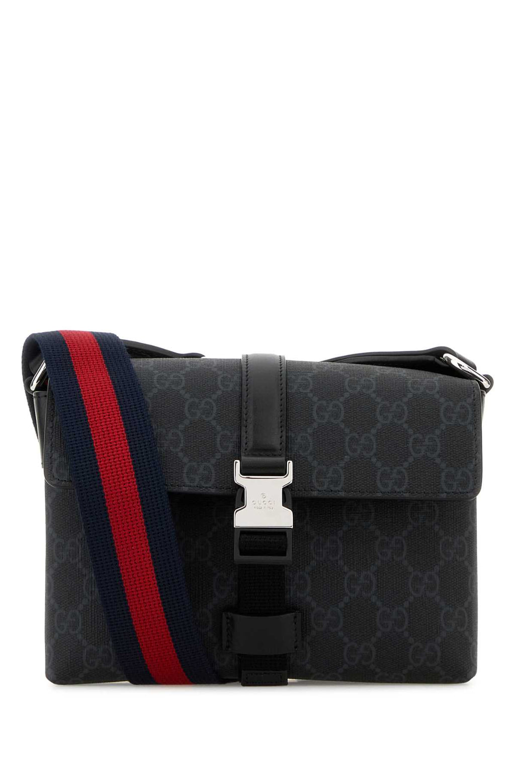GUCCI M.MINI BAG W/SHOULD T.GG SUP/L For Men Exterior: 100% Fabric Lining: 100% Fabric Finishing: Silver metal