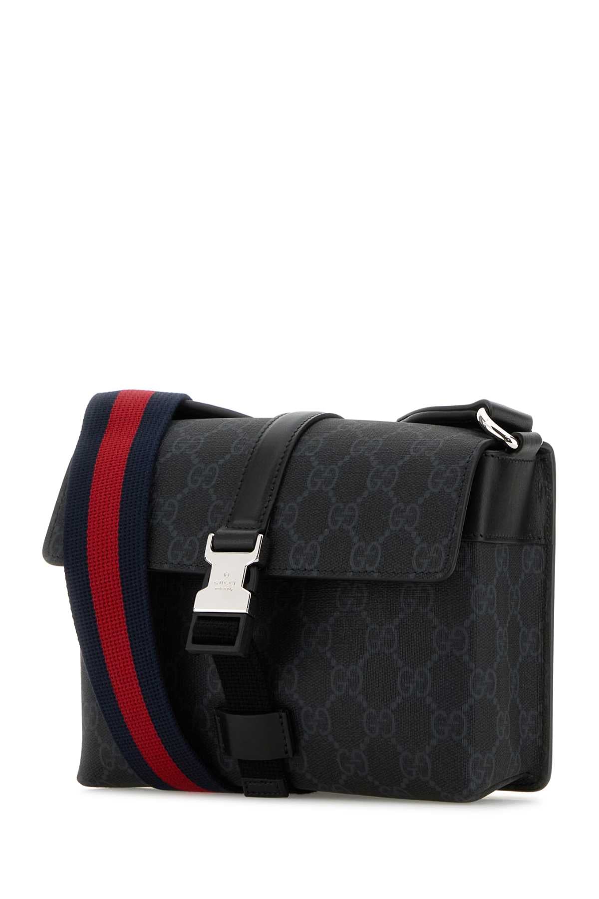 GUCCI M.MINI BAG W/SHOULD T.GG SUP/L For Men Exterior: 100% Fabric Lining: 100% Fabric Finishing: Silver metal