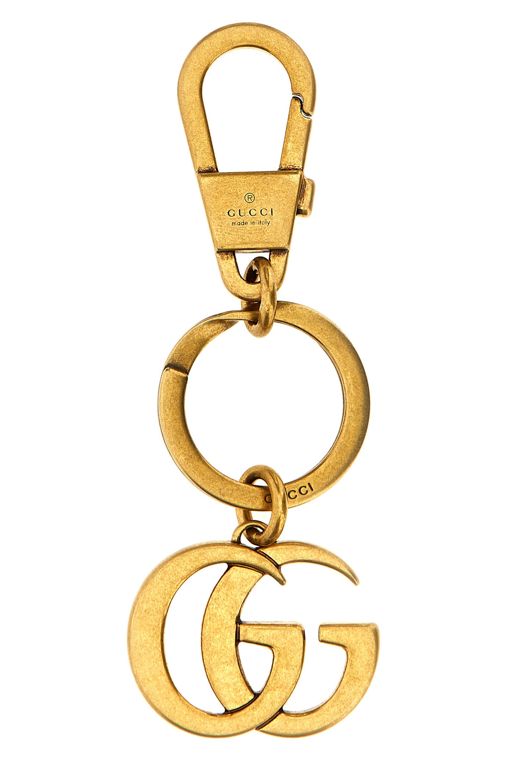 GUCCI 'Doppia G' keyring For Men 100% brass
