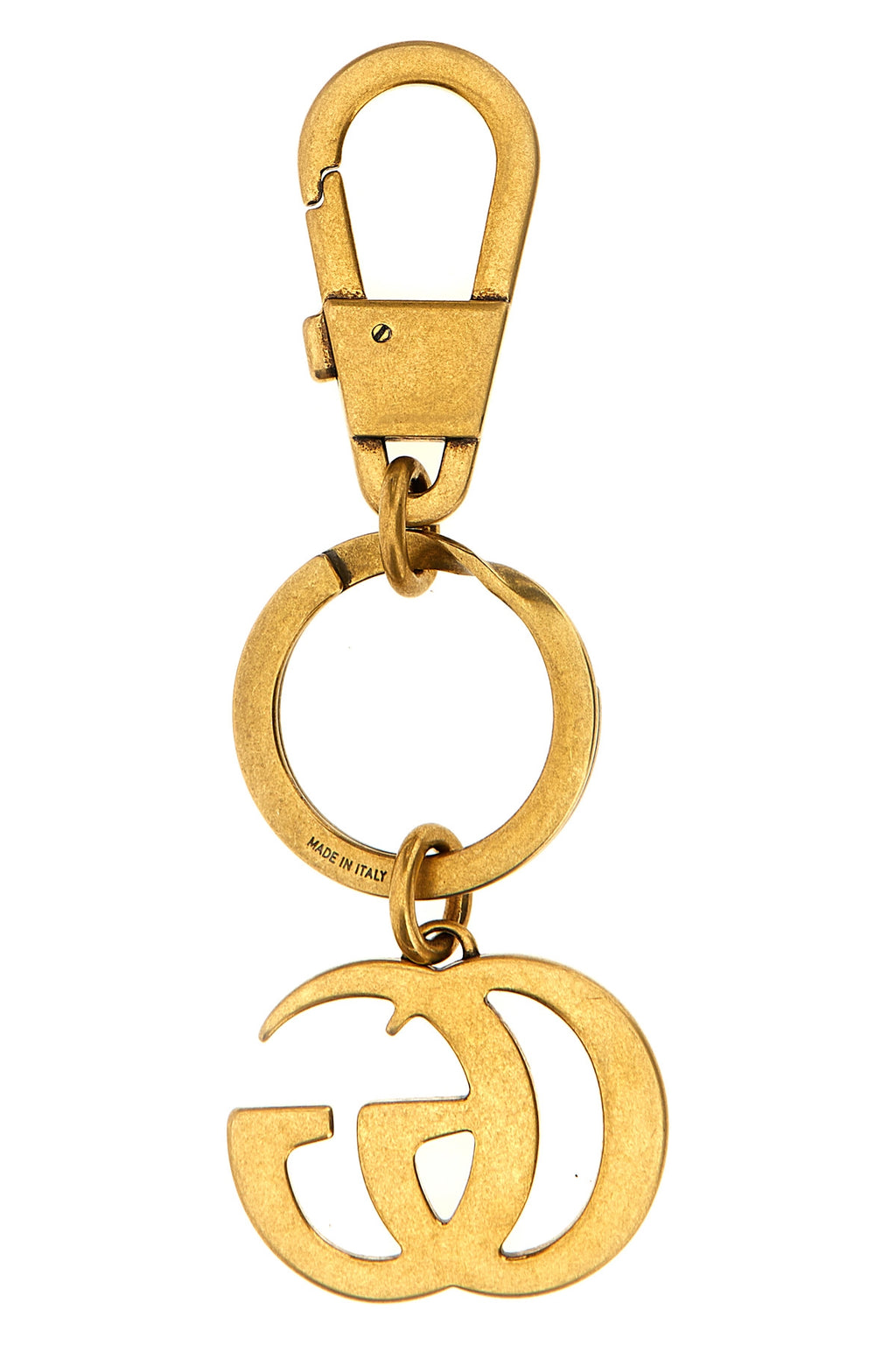 GUCCI 'Doppia G' keyring For Men 100% brass