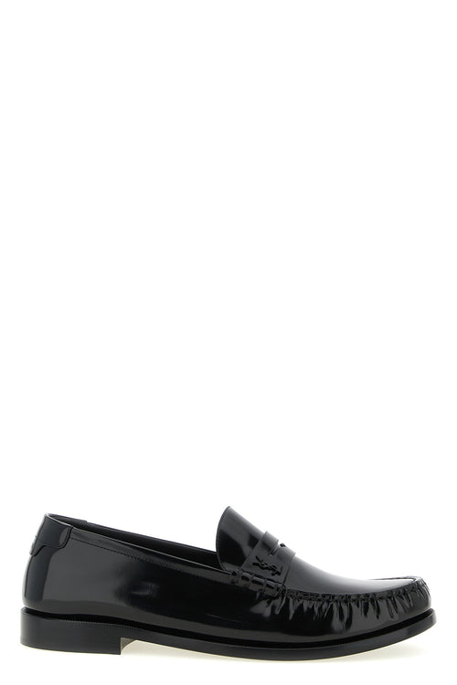 SAINT LAURENT 'Le Loafer' loafers For Men 100% calfskin leather (Bos Taurus)