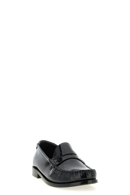 SAINT LAURENT 'Le Loafer' loafers For Men 100% calfskin leather (Bos Taurus)