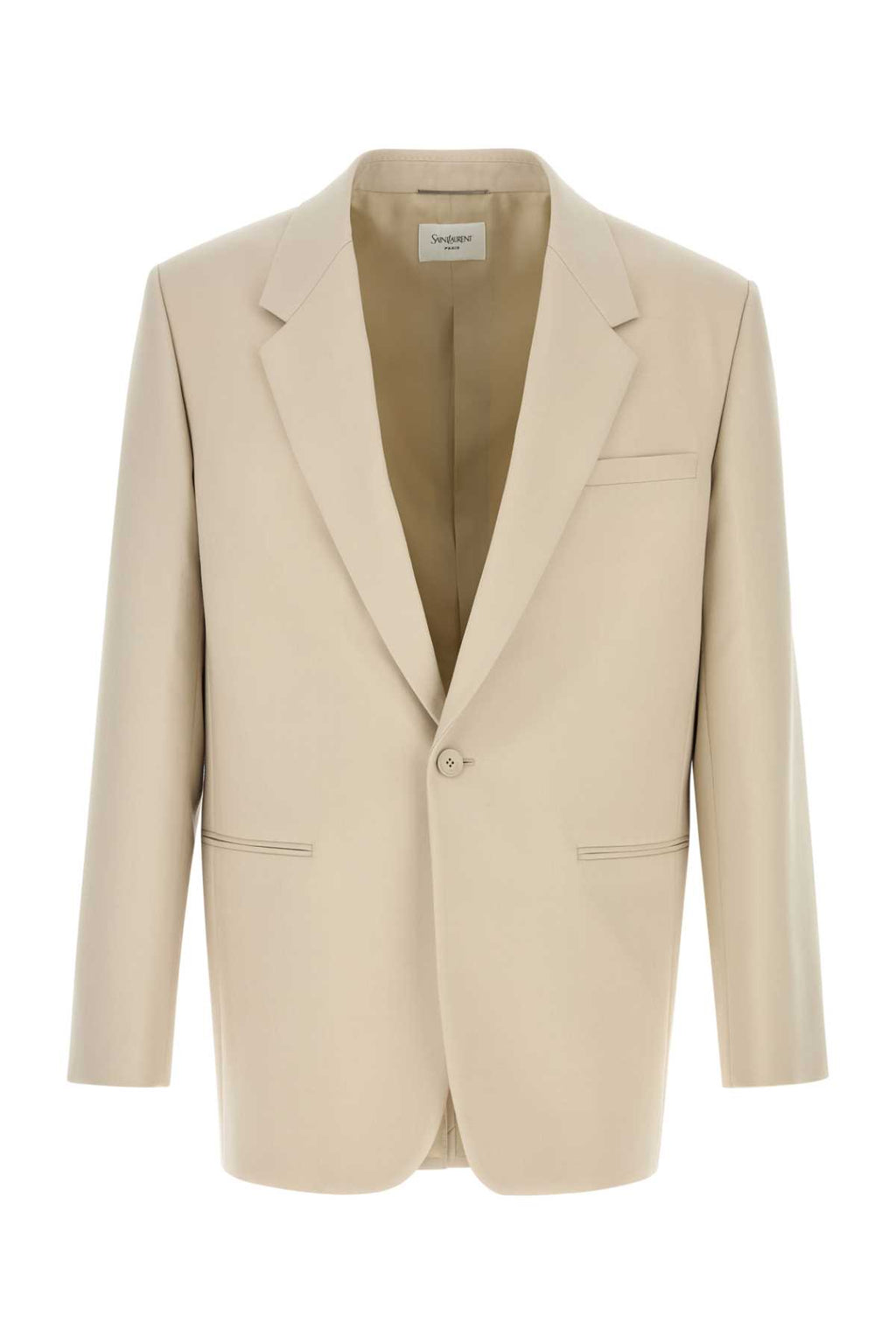 SAINT LAURENT VESTE FIT DROIT For Men Exterior: 100% Wool Lining: 100% Silk