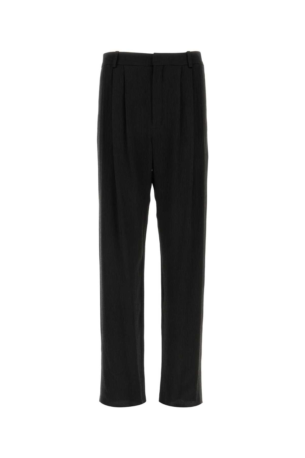 SAINT LAURENT PANTALON DROIT FLUID For Men Exterior: 100% Silk