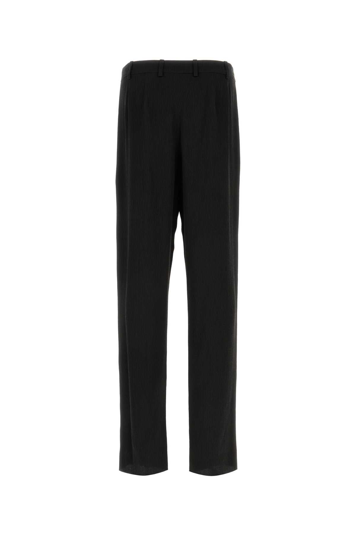SAINT LAURENT PANTALON DROIT FLUID For Men Exterior: 100% Silk
