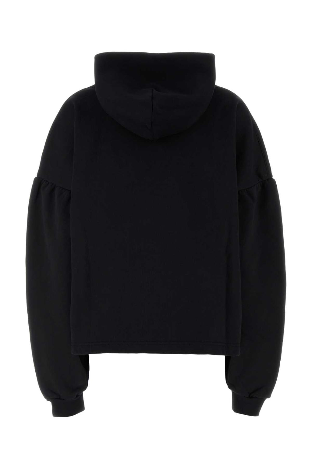 BALENCIAGA CROPPED HOODIE For Women Exterior: 100% Cotton